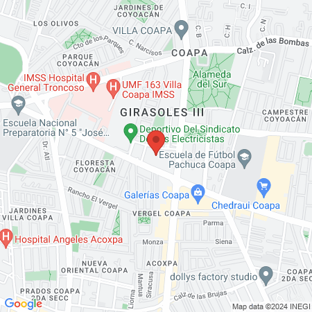 DREAM HAIR & SPA COAPA map