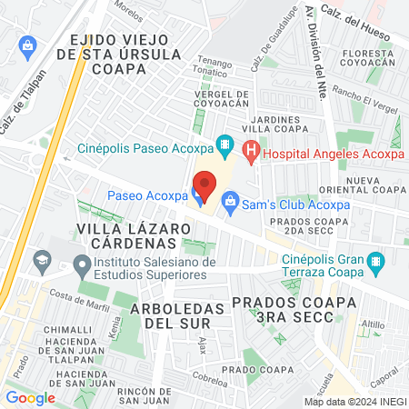 Bukal Paseo Acoxpa map