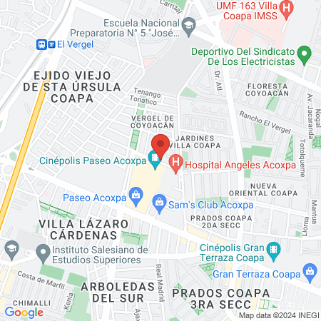 Gabriela Gollas Zamora Psiquiatra map