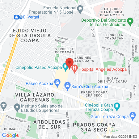 Dr. Lenin Rojas Buendía, Urólogo map