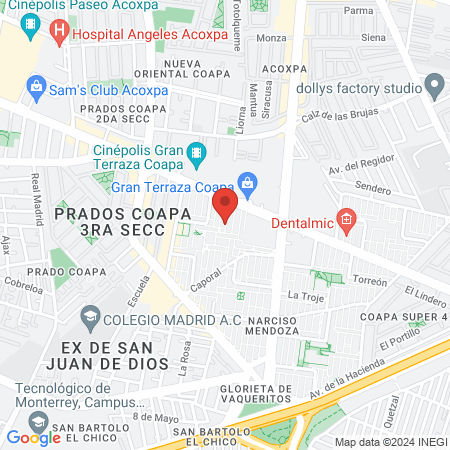 Dr. Luis Arturo Cruz - Patología y Medicina bucal map