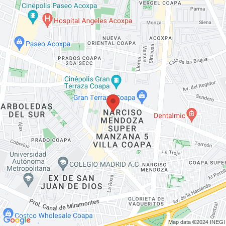 Dr. Marco Antonio Lopez Urrutia map