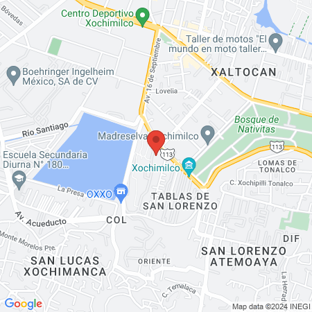Gimnasios Urbanos 284 map