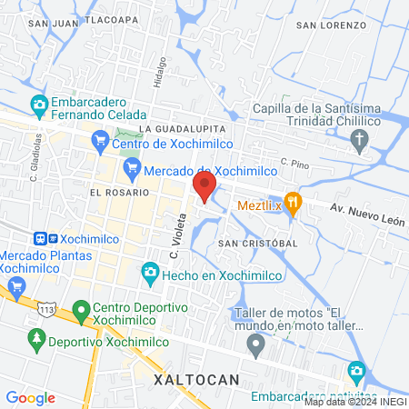 Academia Vaisnava Xochimilco map