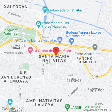 Dra. Tania Serralde, Cirujano pediátrico map