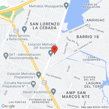 Barber shop Manolo´s map