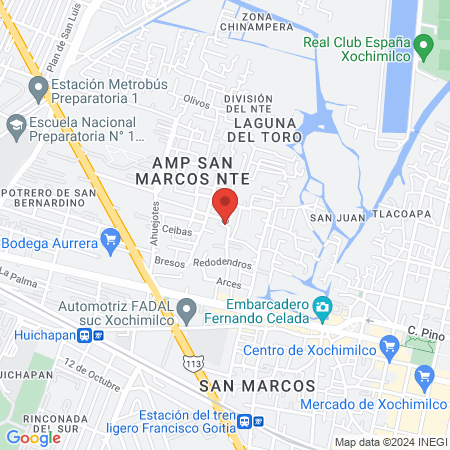 Consultorio Dental Rosedent map