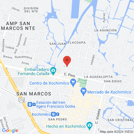 Doctor Pedro Rosas map