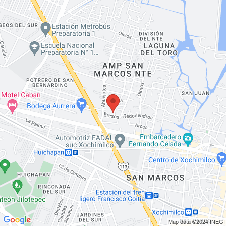 Antonio Gómez Anzures Alergólogo Xochimilco map