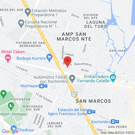 Centro Holístico Ninfa map