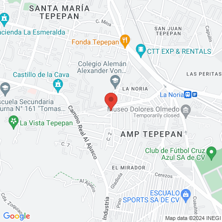 Clínica de Medicina Bucal Tepepan map