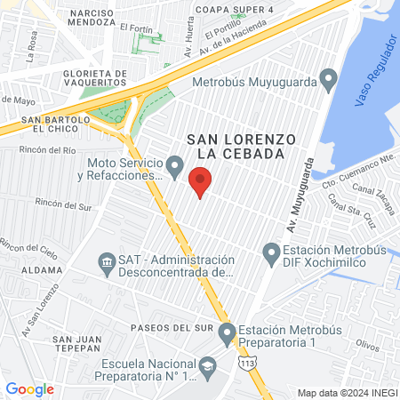 LA BANDIDA BARBERIA map