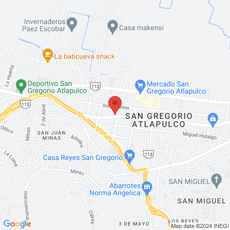 Centro Médico Santa Fe map