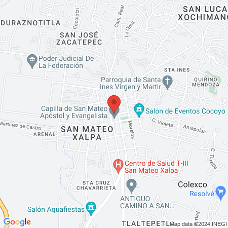 Salud Dental San Mateo map