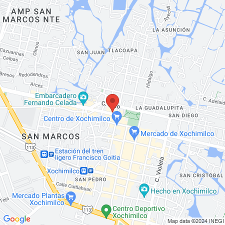 Clínica de la Luz map