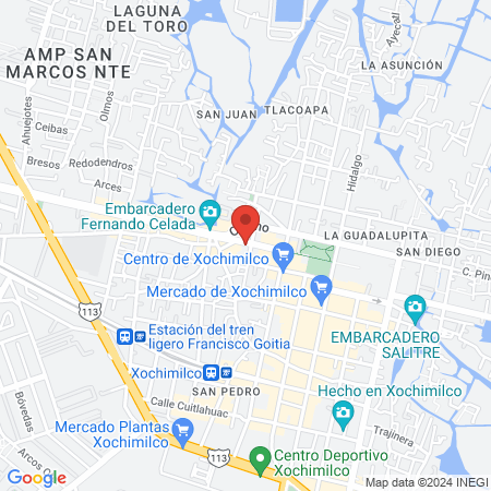 Auditivos Urquieta Xochimilco map