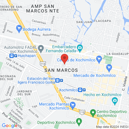 Beauty Salon Luna map