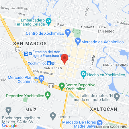 Dra. Margarita Castillo dentista map