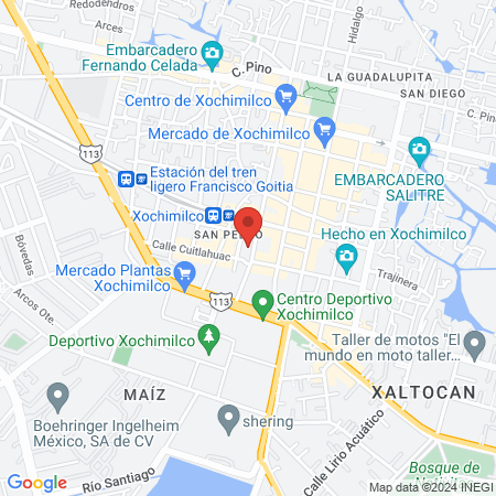 Endocrinóloga y pediatra Vianey Uc map