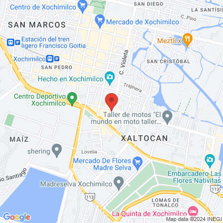 Estética Unisex Ely map