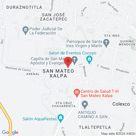 Estética Ximena map