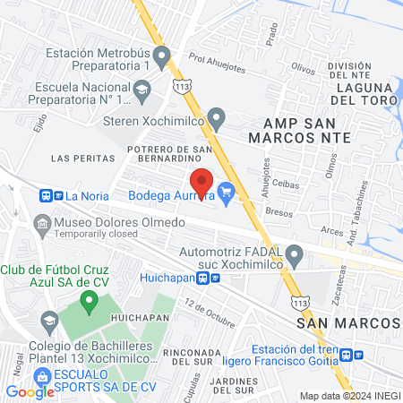 Irma Meza Contreras map