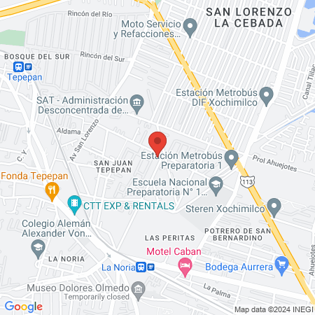 Podologia Del Sur map