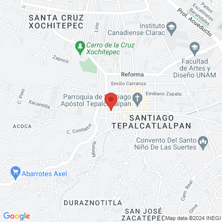 Salón de belleza y jugueteria munec@ map