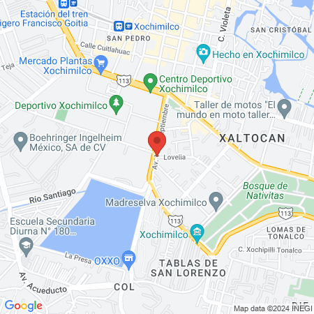 Dra. Paola Kinara Reyes Loyola map