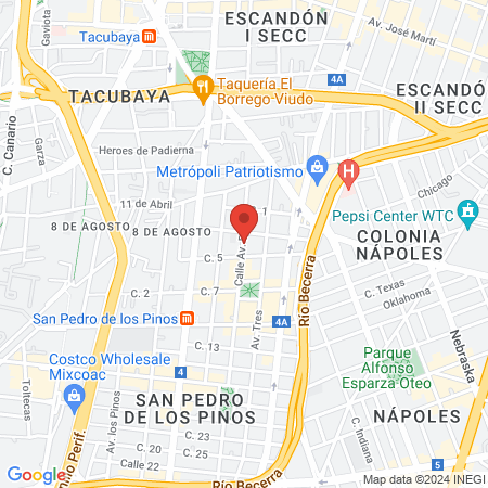 Cirujanos Dentistas map