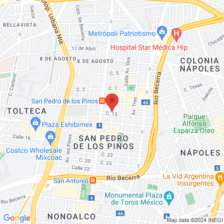 Consultorio dental Dr. Augusto Castellanos map