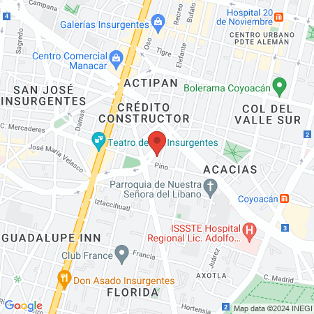 Atelier 40 Salón map