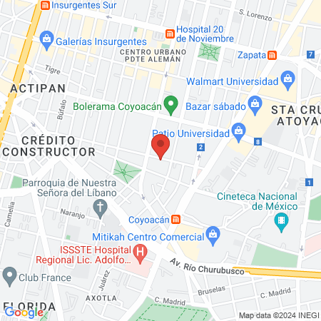 Dr Parra Garcia Implant Clinic map
