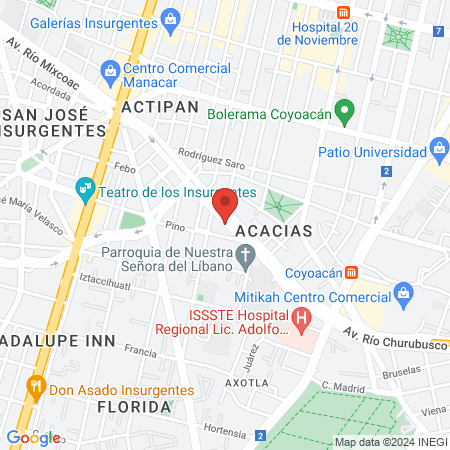 Healthy Silhouette Grupo Médico map