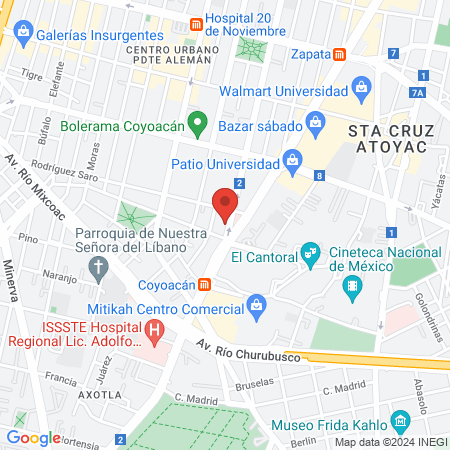 Psicoanalista Leonardo Aribante Díaz Vera map