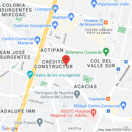 Clínica Dres Duhalt map