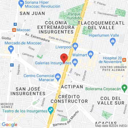 Clínica Dr Scholl´s Centro Armand map