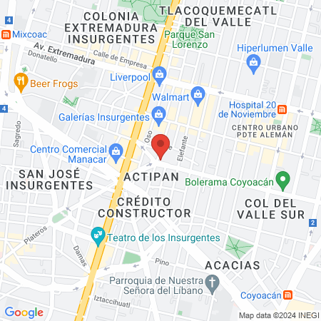 Moreno Camacho Mario map