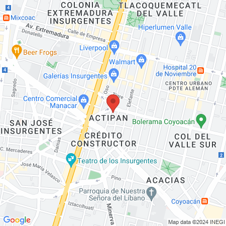 Consultorio Dra. Laura Alvarez map