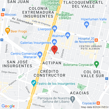 Consultorio Médico Recreo map