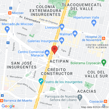 Centro Administ De Serv De Salud map