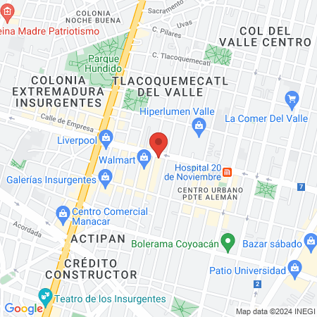 Moveré Fisioterapia y rehabilitación map