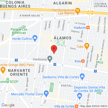 Salón de belleza Beauty Time map