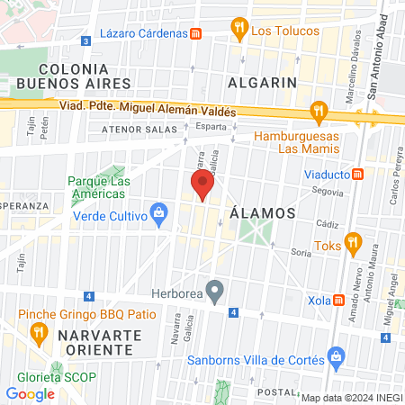 Peke Álamos Estética Infantil map