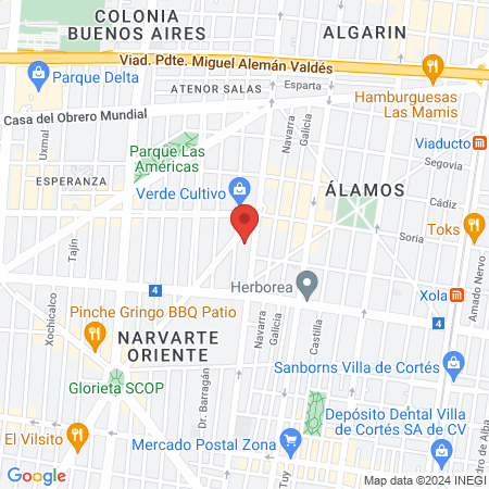 Estilistas y Maquillistas Profesionales en DF – Antonio Ruz map