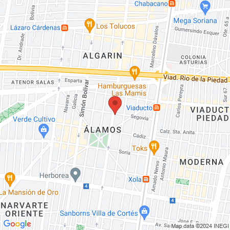 Club Fit Álamos map