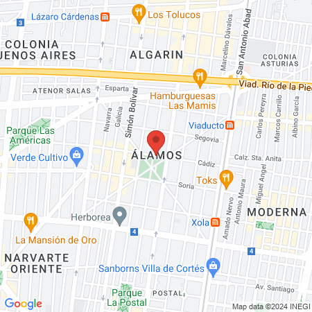 Dra. María Eugenia Canseco map