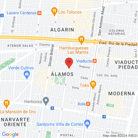 Podologos GB Alamos map