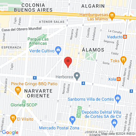 Veterinaria Mestizo map