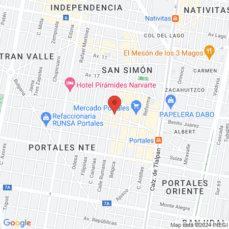 Fit Center MX map